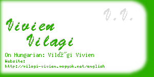 vivien vilagi business card